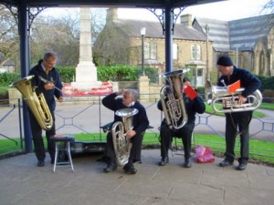 Switching on Silsden Lights - 2011