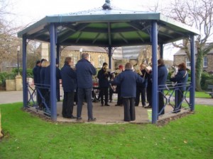 Switching on Silsden Lights - 2011
