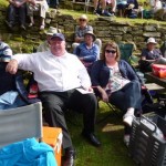 Our illustrious leader enjoying the day with his lovely wife