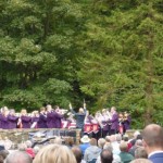 One more of the fourteen Hardraw Scar Brass Bands contest competitors