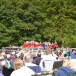 One more of the fourteen Hardraw Scar Brass Bands contest competitors